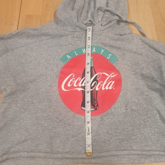 Cropped  sweatshirt Coca cola Hoodie - Picture 7 of 11
